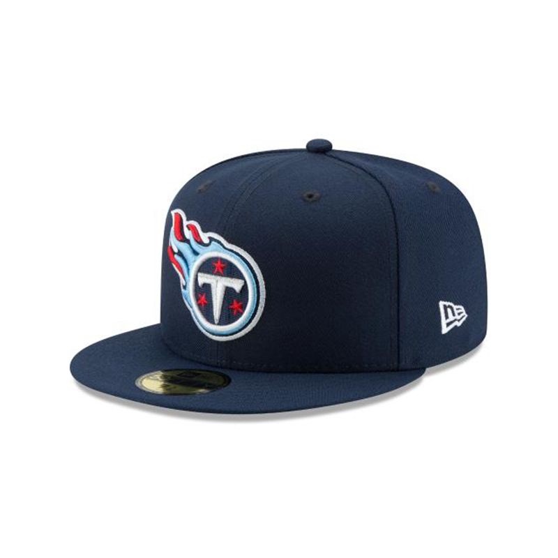 NFL Tennessee Titans 59Fifty Fitted (CTI0358) - Blue New Era Caps